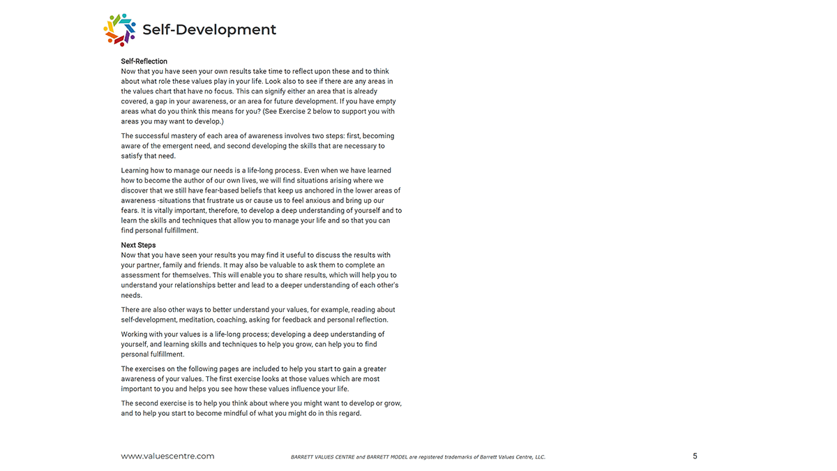 Personal Values Assessment 5